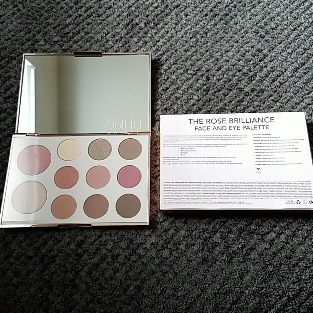 Doll 10 Beauty rose brilliance face pallet